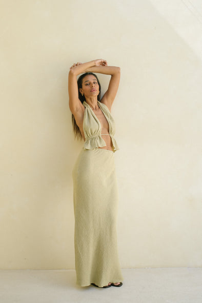 SAN HALTER TOP sage
