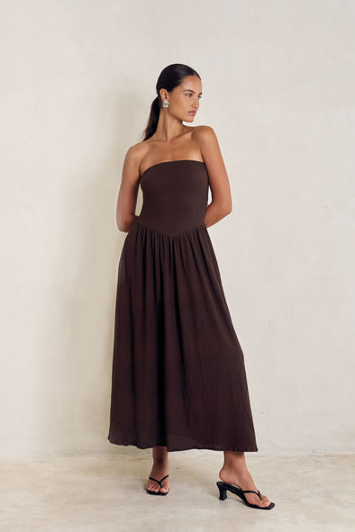 JAC DRESS espresso