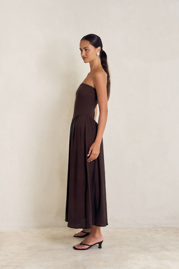 JAC DRESS espresso