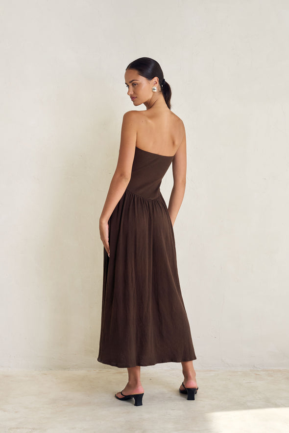 JAC DRESS espresso
