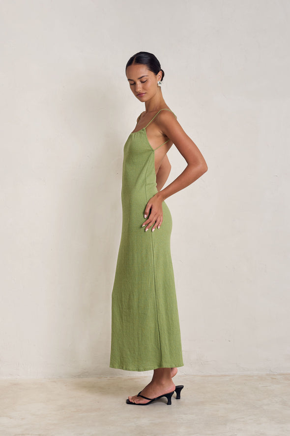 NUAGE DRESS olive