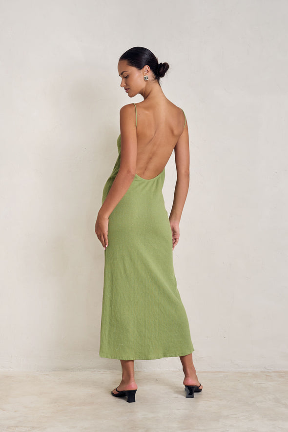NUAGE DRESS olive