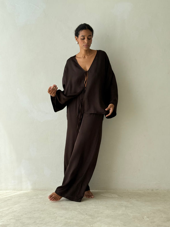 LUE TIE TOP cacao