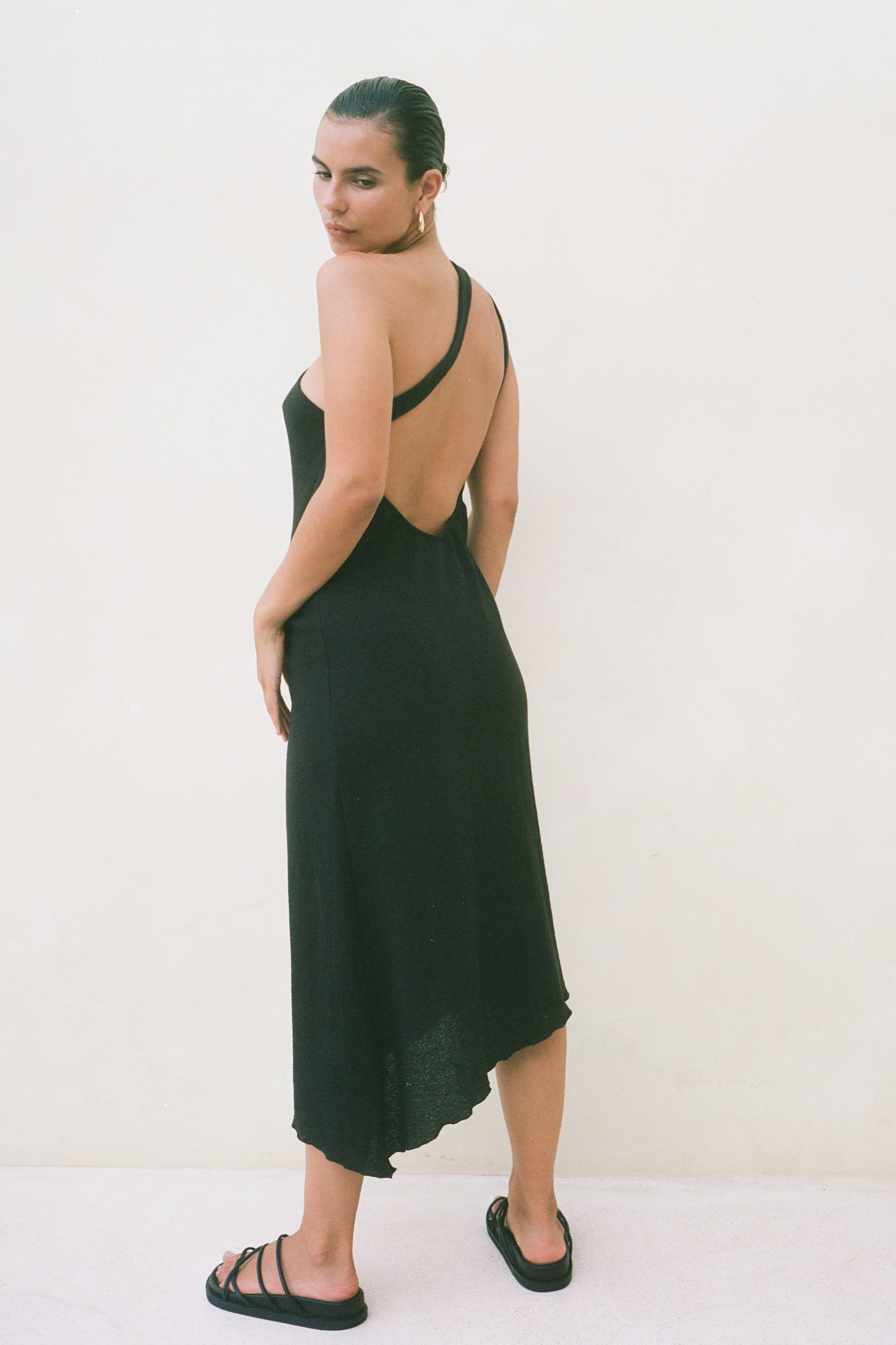 SIG DRESS deep charcoal BAHHGOOSE SIG DRESS deep charcoal BAHHGOOSE