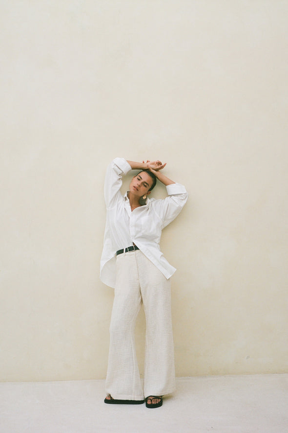 EVO BUTTON UP natural