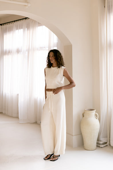 Knit Pant creme