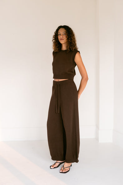 Knit Pant espresso