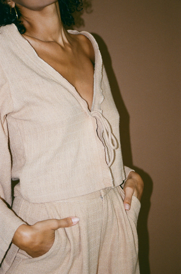 ウエストゴムタイトップ