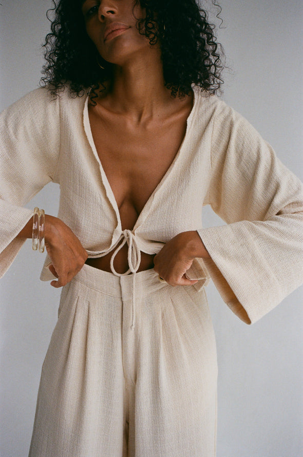 ウエストゴムタイトップ